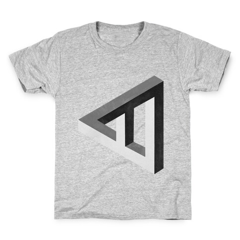 Triangle Optical Illusion Kids T-Shirt