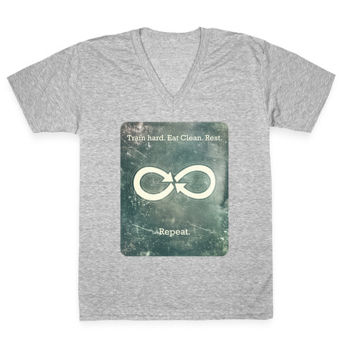 Repeat Infinity V-Neck Tee Shirt