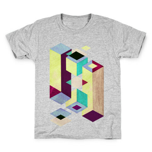 Geometry Optical Illusion Kids T-Shirt