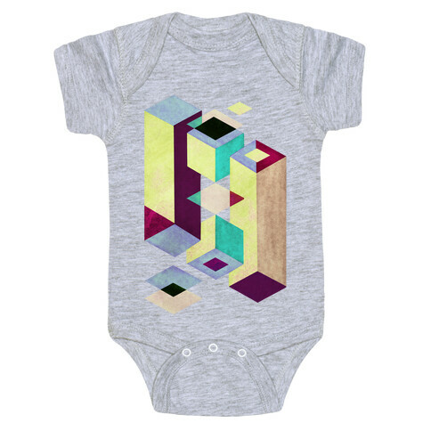 Geometry Optical Illusion Baby One-Piece