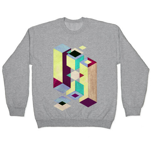 Geometry Optical Illusion Pullover
