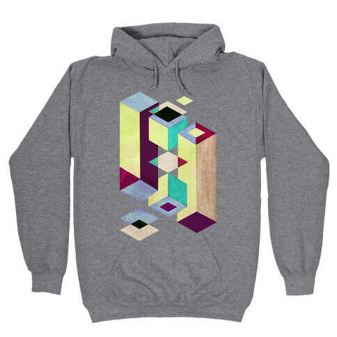 Geometry Optical Illusion Hooded Sweatshirt