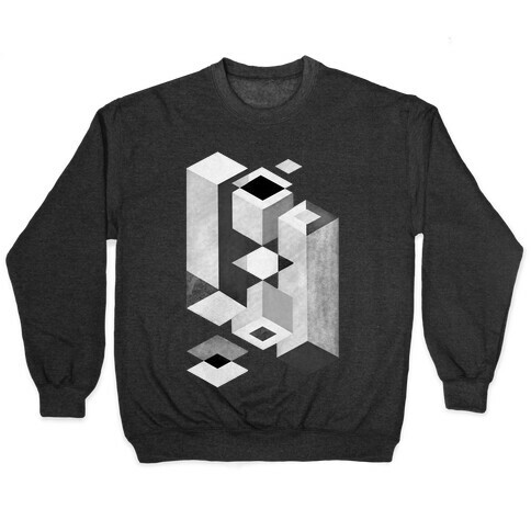 Geometry Optical Illusion Pullover