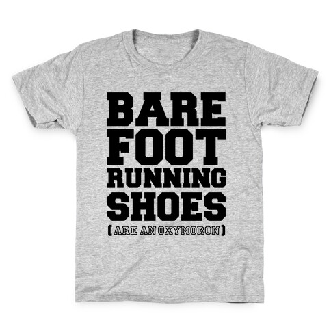 Barefoot Running Kids T-Shirt