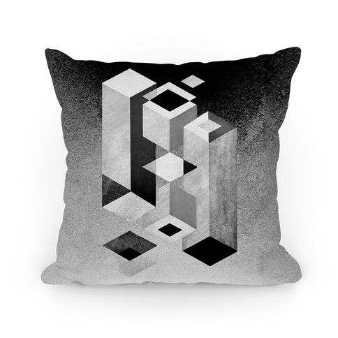 Geometry Optical Illusion Pillow