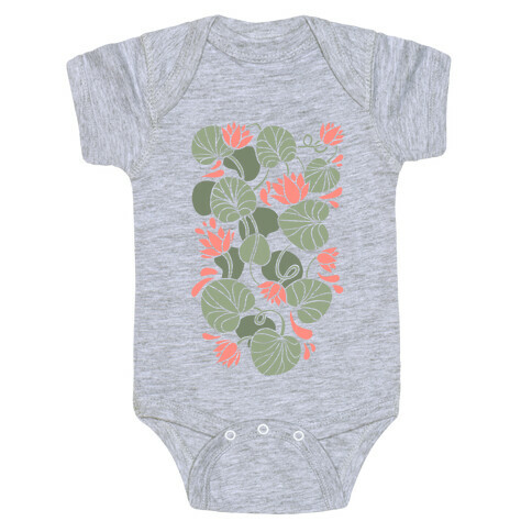 Art Nouveau Water Lilies Baby One-Piece