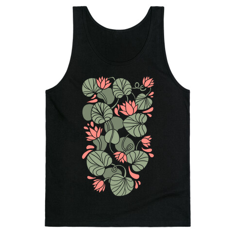 Art Nouveau Water Lilies Tank Top