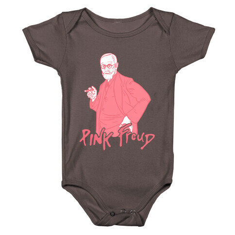 Pink Freud Baby One-Piece