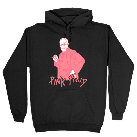 Pink Freud Hooded Sweatshirt