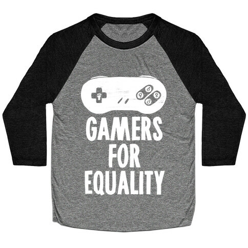 Gamers For Equality Baseball Tee