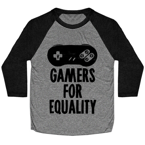 Gamers For Equality Baseball Tee