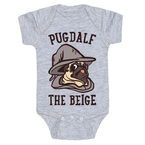 Pugdalf The Beige Baby One-Piece