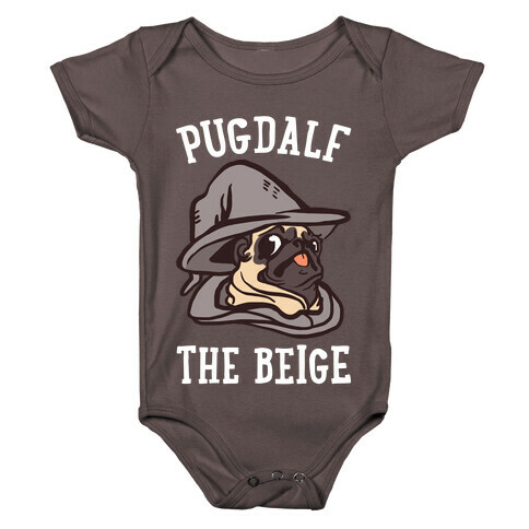 Pugdalf The Beige Baby One-Piece