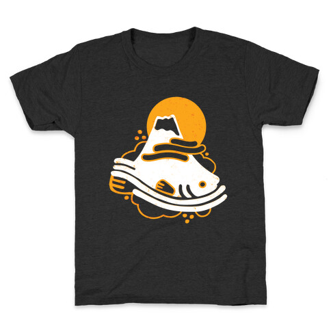 Mount Fuji Fish Kids T-Shirt