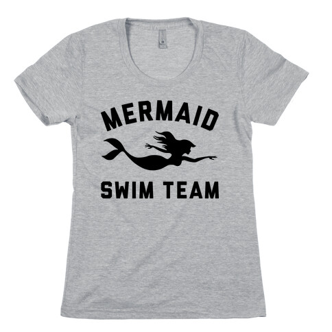 Mermaid Swim Team Womens T-Shirt