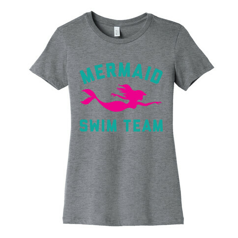 Mermaid Swim Team Womens T-Shirt