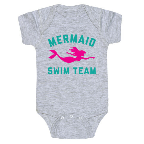 Mermaid Swim Team Baby One-Piece
