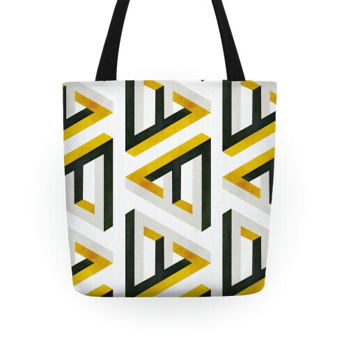 Triangle Optical Illusion Tote Tote