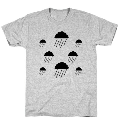 Minimalist Rain Clouds T-Shirt