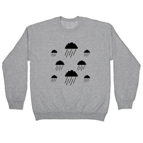 Minimalist Rain Clouds Pullover