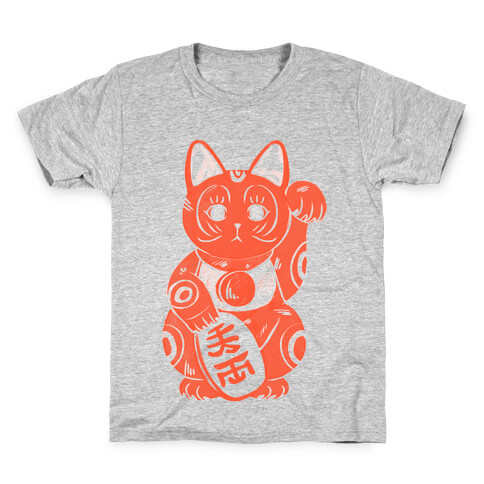 Japanese Lucky Cat Kids T-Shirt