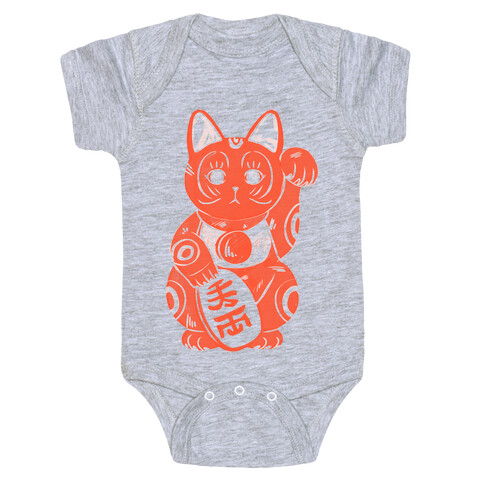 Japanese Lucky Cat Baby One-Piece