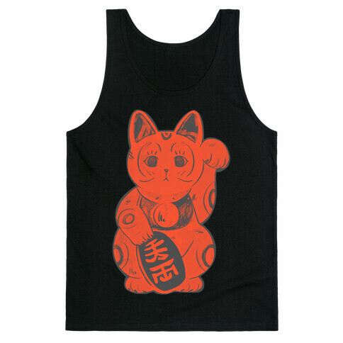 Japanese Lucky Cat Tank Top