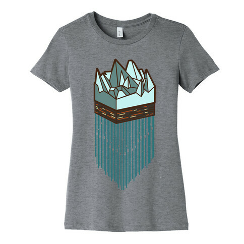 3d Ice Slice Womens T-Shirt