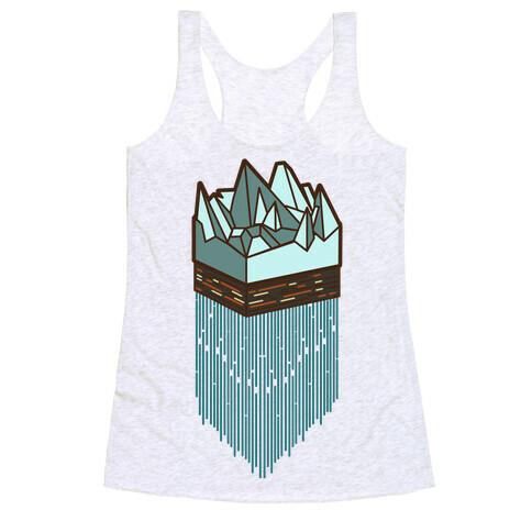 3d Ice Slice Racerback Tank Top