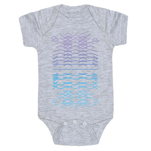 Land And Sea Baby One-Piece