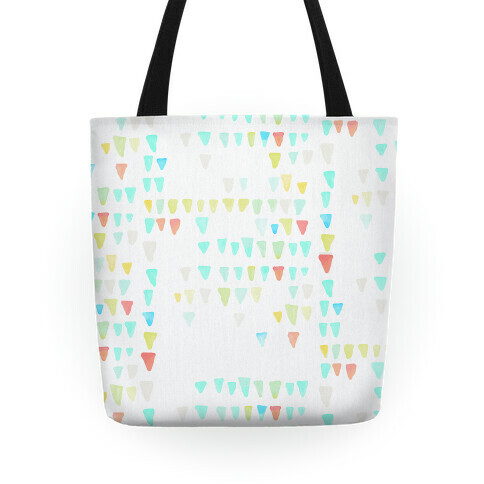 Watercolor Triangles Tote