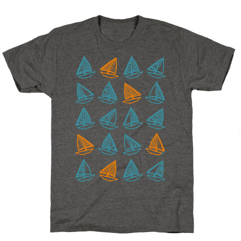 Little Sailboats Pattern T-Shirt