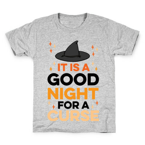 It Is A Good Night For A Curse Kids T-Shirt