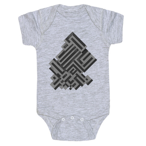 Bismuth Maze Baby One-Piece