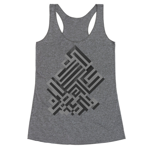 Bismuth Maze Racerback Tank Top