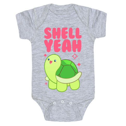 Shell Yeah Cute Turtle Baby One-Piece