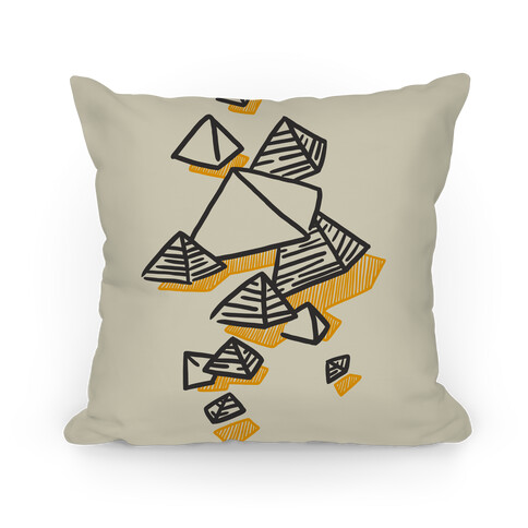 Geometric Pyramids Pillow