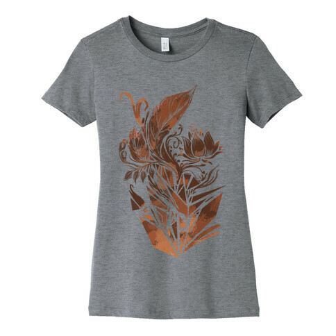 Leaves in Geometry Womens T-Shirt