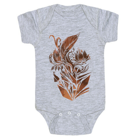 Leaves in Geometry Baby One-Piece