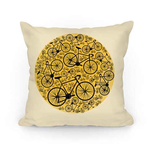 All Bikes Go Full Circle Pillow