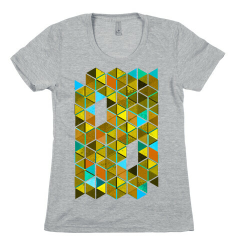 Colorful Tiles Womens T-Shirt