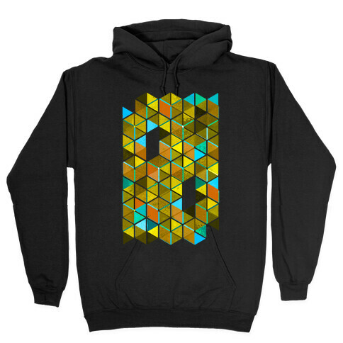 Colorful Tiles Hooded Sweatshirt