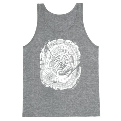 Tree Growth Rings Tank Top