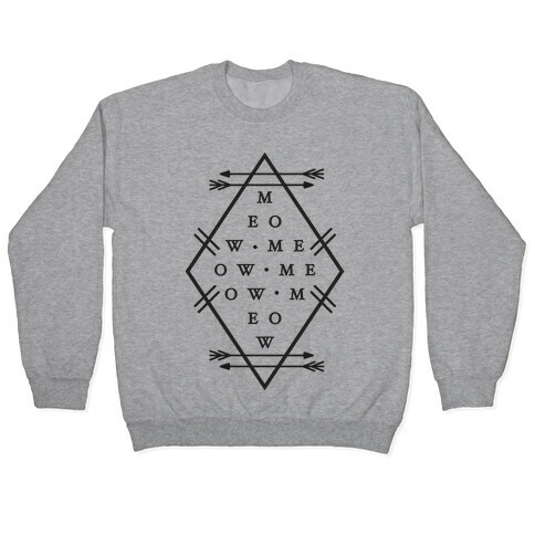 Meow Diamond Pullover