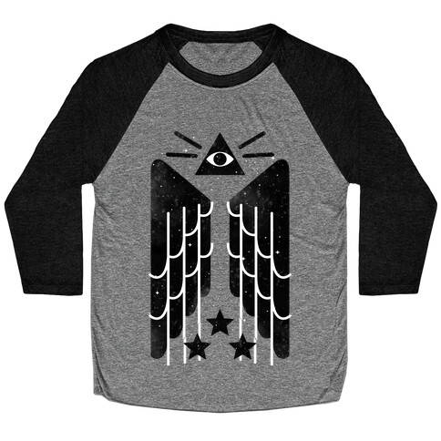 Illuminati Wings Baseball Tee