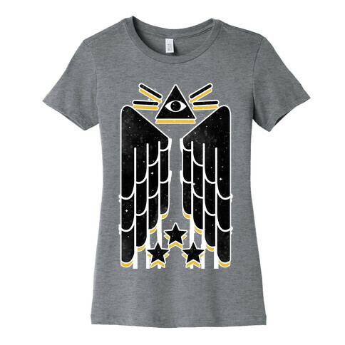Illuminati Wings Womens T-Shirt