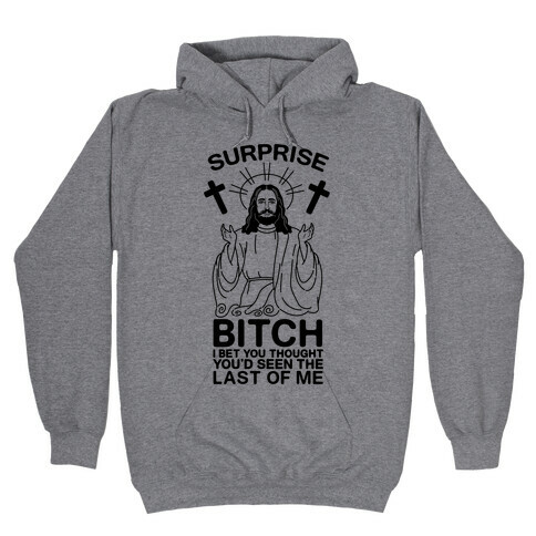 Suprise Bitch Jesus Hooded Sweatshirt