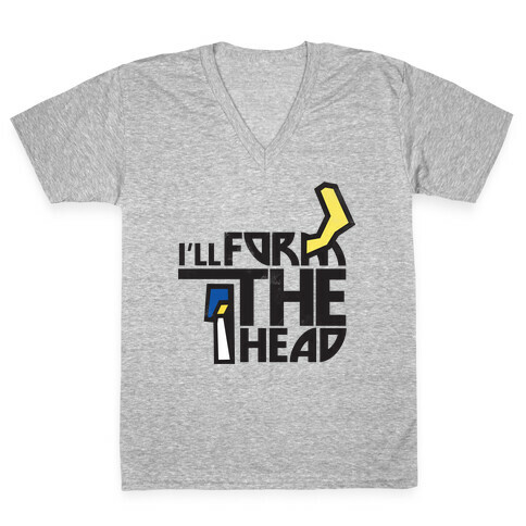 Form the Head V-Neck Tee Shirt