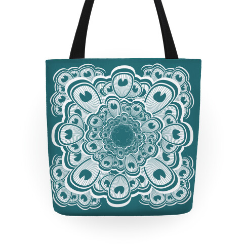 Peacock Pattern Tote