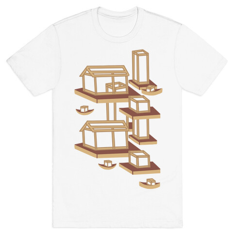 Floating Lantern City T-Shirt